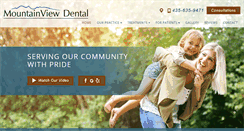 Desktop Screenshot of mountainviewdental.com